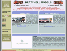 Tablet Screenshot of bratchellmodels.com